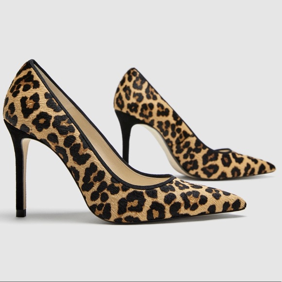 Zara Leopard Heels - Picture 3 of 7